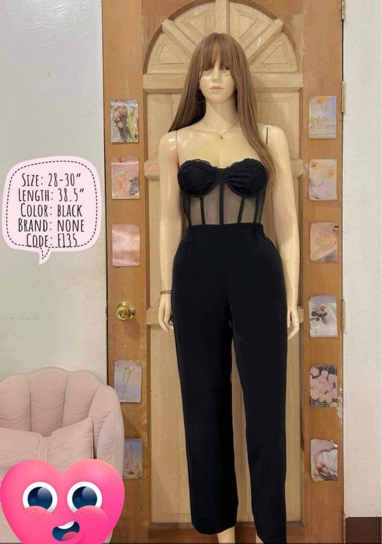 Black Trouser Pants women (Category: Jeans) located in Antipolo. Submitted by pixieglowphl (Listing ID 1330441031, Image 1). Description: Size 28-30 waist High quality .