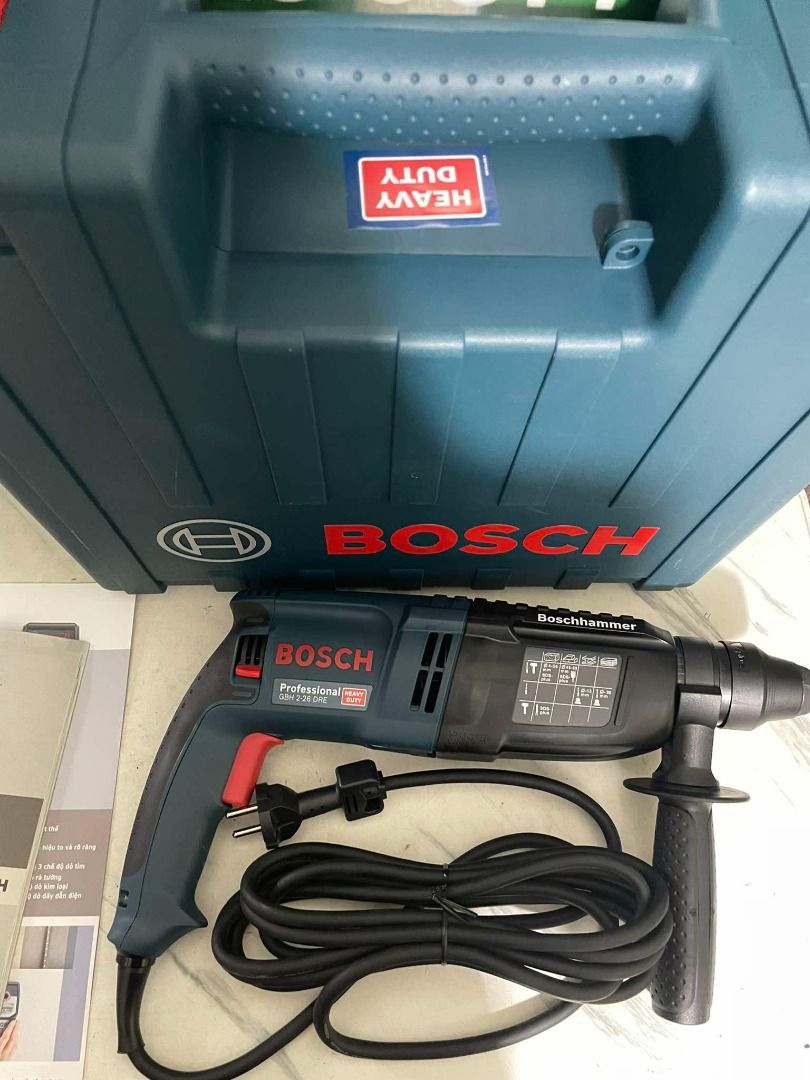 Bosch rotary hammer (Category: Construction Tools & Equipment) located in Manila. Submitted by 09150361920ronvillaflor (Listing ID 1330385054, Image 3). Description: Bosch rotary hammer Specs: GBH 2-26 dream 3 modes PRICE: 16,650 For inquiries GLOBE:📞 ☎ 0⃣9⃣1⃣5⃣0⃣3⃣6⃣1⃣9⃣2⃣0⃣ 📞 ☎ 0⃣9⃣1⃣5⃣0⃣3⃣6⃣1⃣9⃣2⃣0⃣ Email me@ 📫 📑 r-o-n-.-h-a-y-a-i-@-g-m-a-i-l.c-o-m Check my Carousell: https://www.carousell.ph/u/ronvillaflor0/ PRICE MAY CHANGE WITHOUT PRIOR