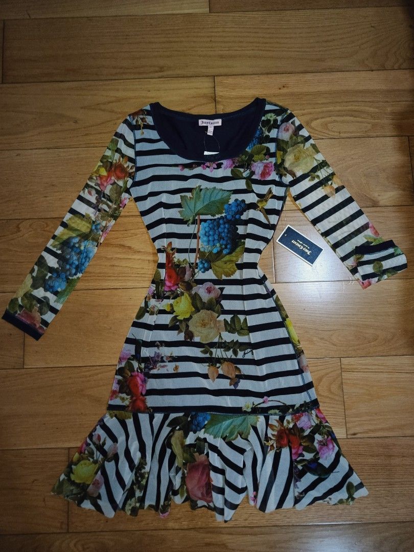 Juicy couture striped dress top