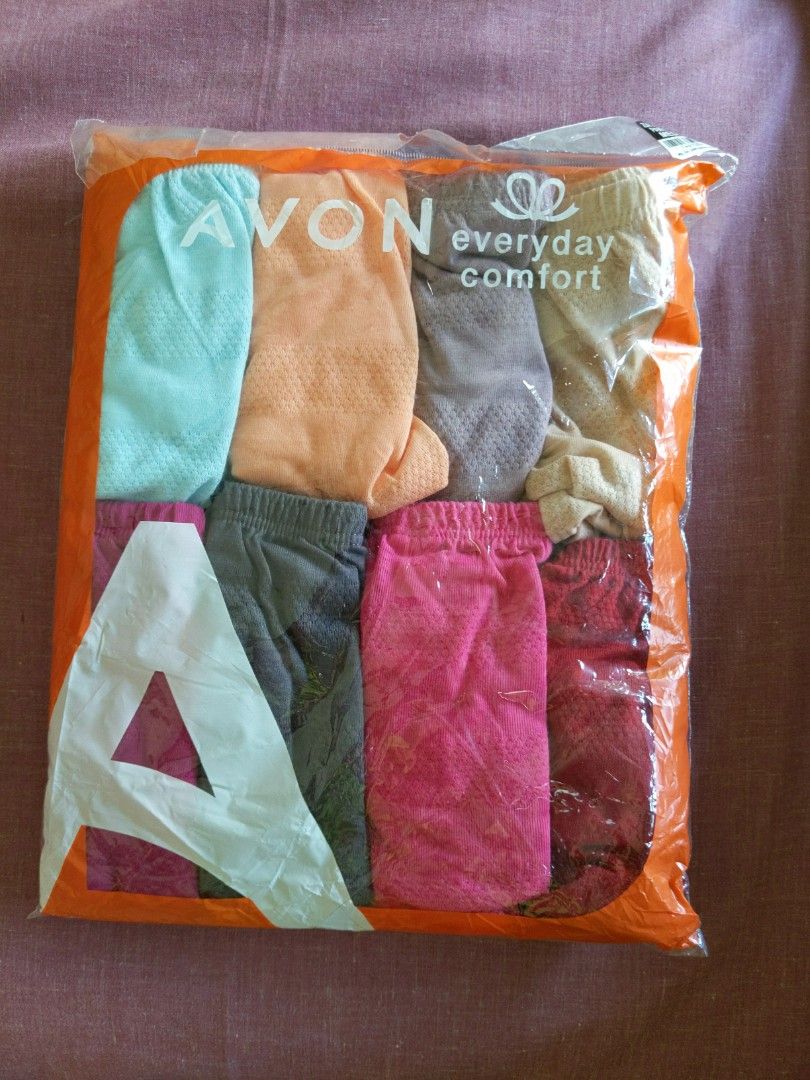 Brand New Avon panties M 8-pack (Category: Undergarments & Loungewear) located in Mandaluyong City. Submitted by clf97 (Listing ID 1330343714, Image 1). Description: 35% cotton 65% polyester. Bought online, didn't realise they weren't 100% cotton.