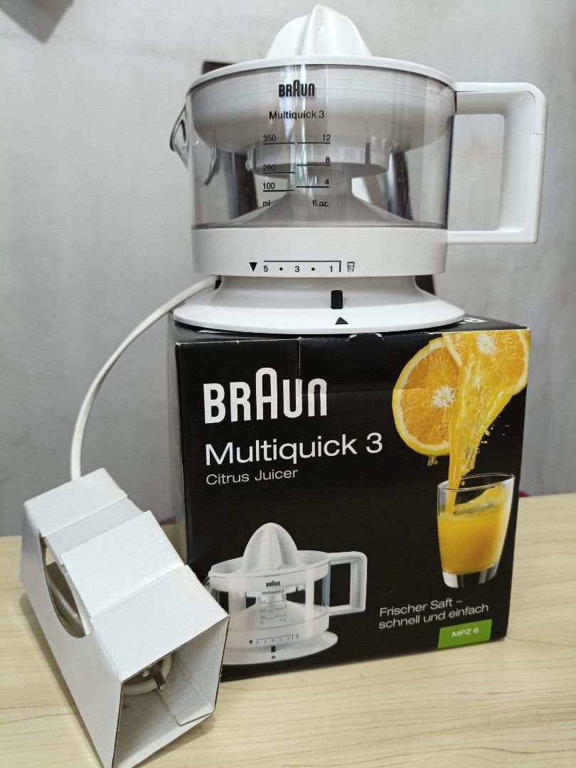 Braun multiquick 3 citrus juicer TV Home Appliances Kitchen Appliances Refrigerators Freezers on Carousell