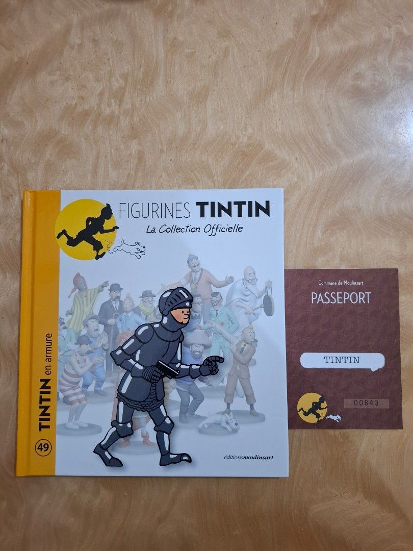 FIGURINE TINTIN COLLECTION Officielle - Tintin En Armure - N° 49 EUR 19