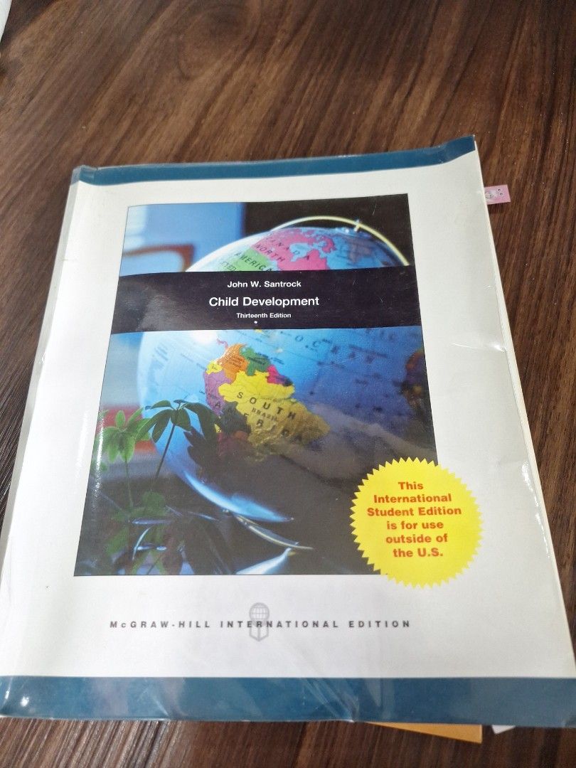 Child Development (Category: Textbooks) located in Singapore. Submitted by dorakitty (Listing ID 1330369750, Image 1). Description: child development book by John w santrock.