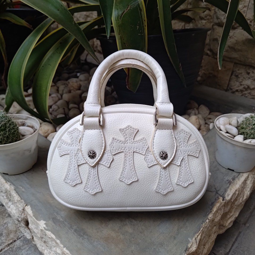 CHROME HEARTS CROSSPATCH BOWLING BAG SMALL X VON DUTCH, Barang