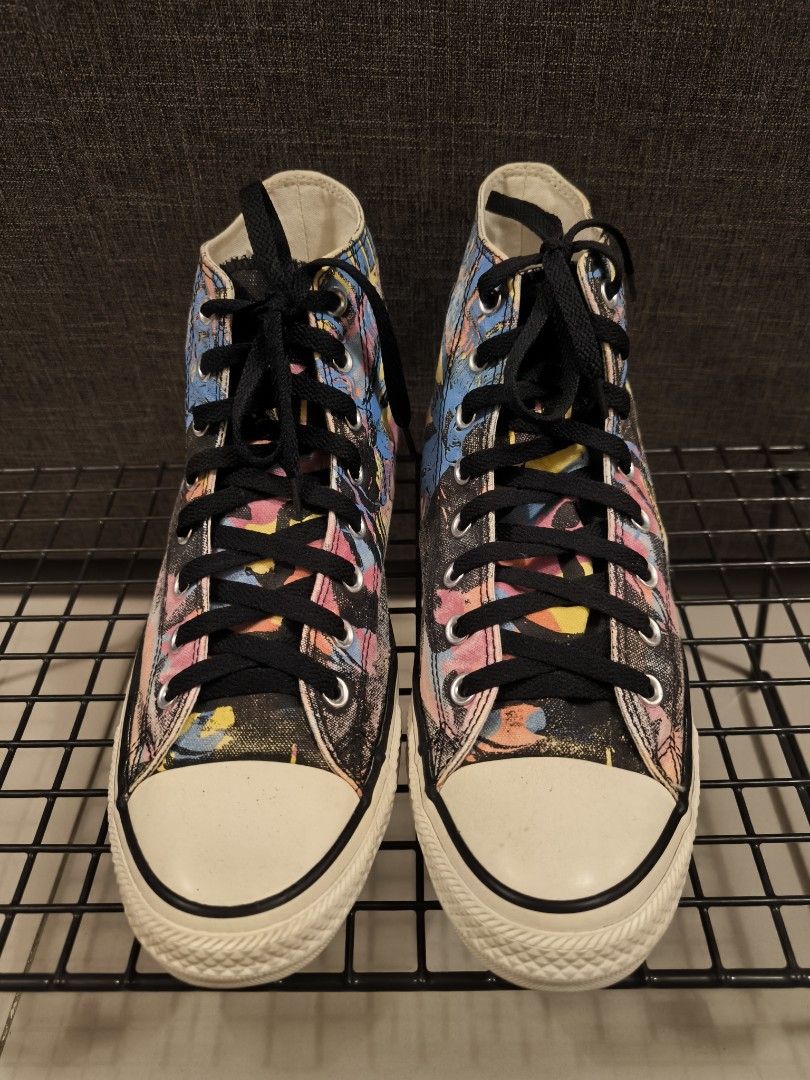 Converse All Star Andy Warhol Statue of Liberty NYC New York Camo Shoes UK9.5 US10 EU44