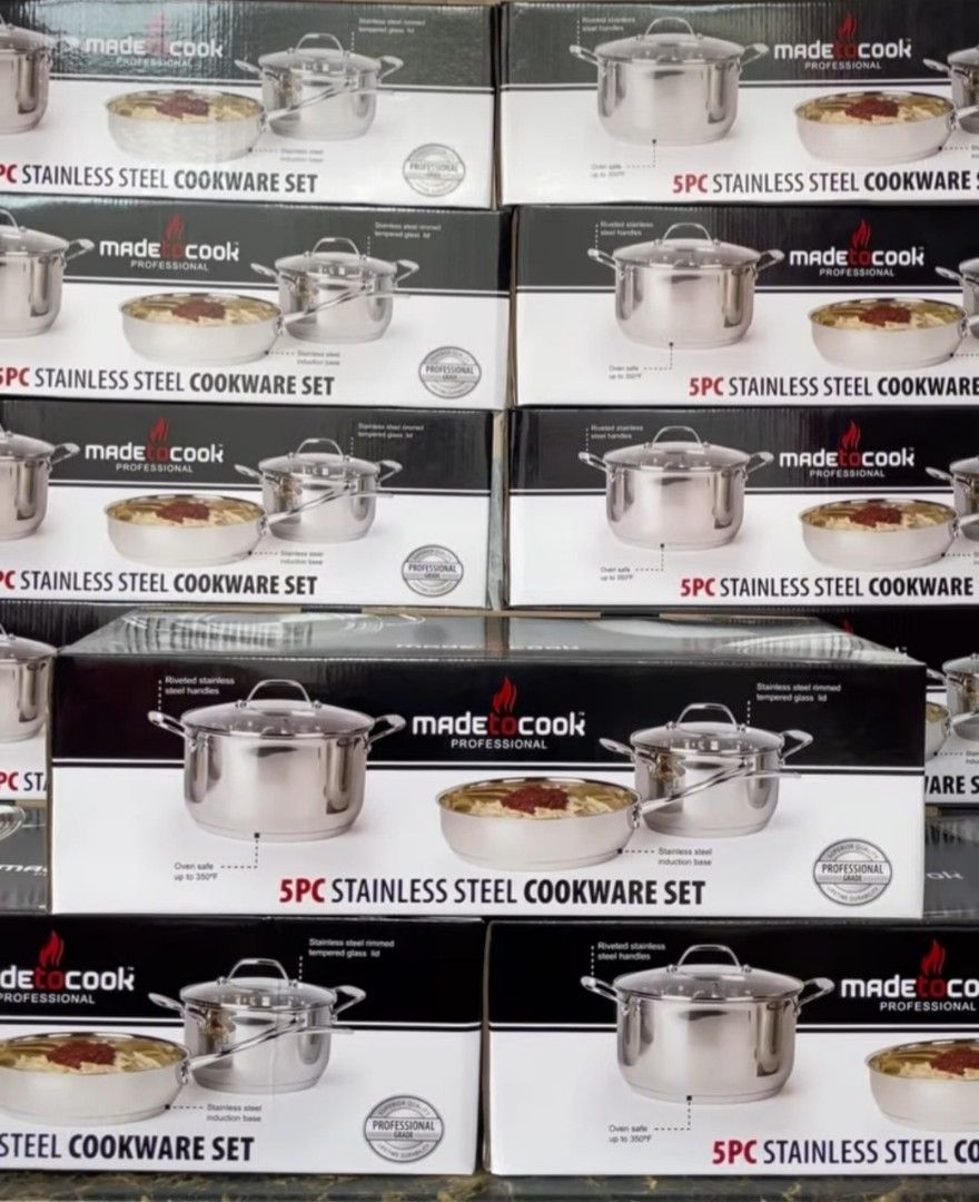 COOKWARE SET (Category: Other Kitchen Appliances) located in Quezon City. Submitted by thriftersfind (Listing ID 1330466914, Image 1). Description: brandnew 2500 per box.