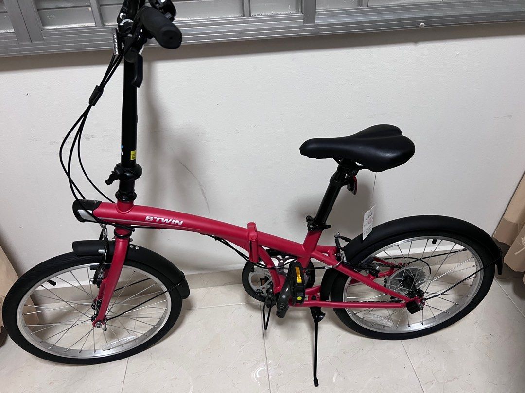 DECATHLON FOLDING BIKE TILT 120 red Sports Equipment Bicycles Parts Bicycles on Carousell