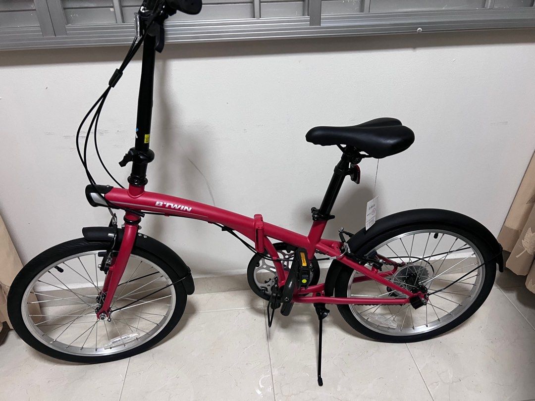 DECATHLON FOLDING BIKE TILT 120 red Sports Equipment Bicycles Parts Bicycles on Carousell