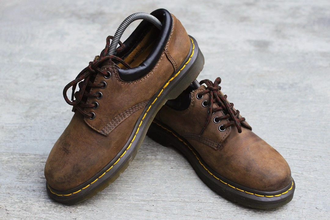 DR MARTENS 8053 CRAZY HORSE BROWN 7UK 41 DOCMART LOW BOOTS PANTOFEL not ...