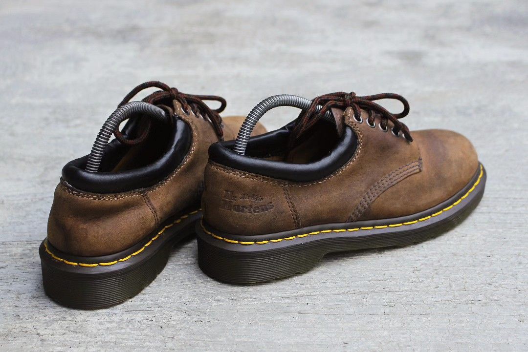 DR MARTENS 8053 CRAZY HORSE BROWN 7UK 41 DOCMART LOW BOOTS PANTOFEL not ...