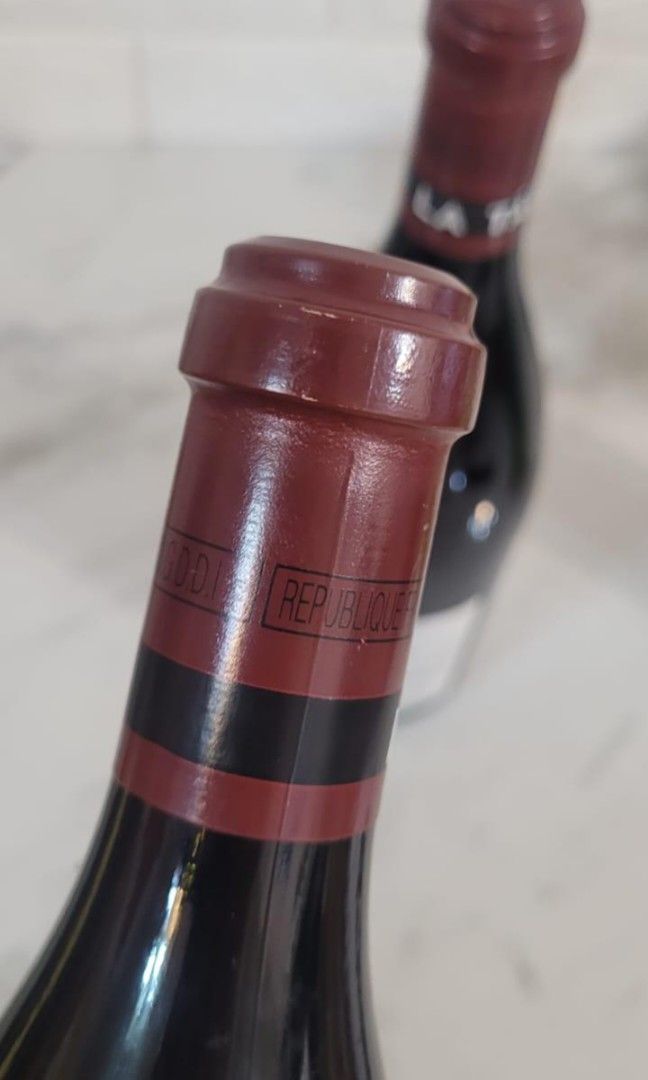 LA TACHE 2000 & RICHEBOURG 2001 空瓶 DRC La TACHE 空き瓶