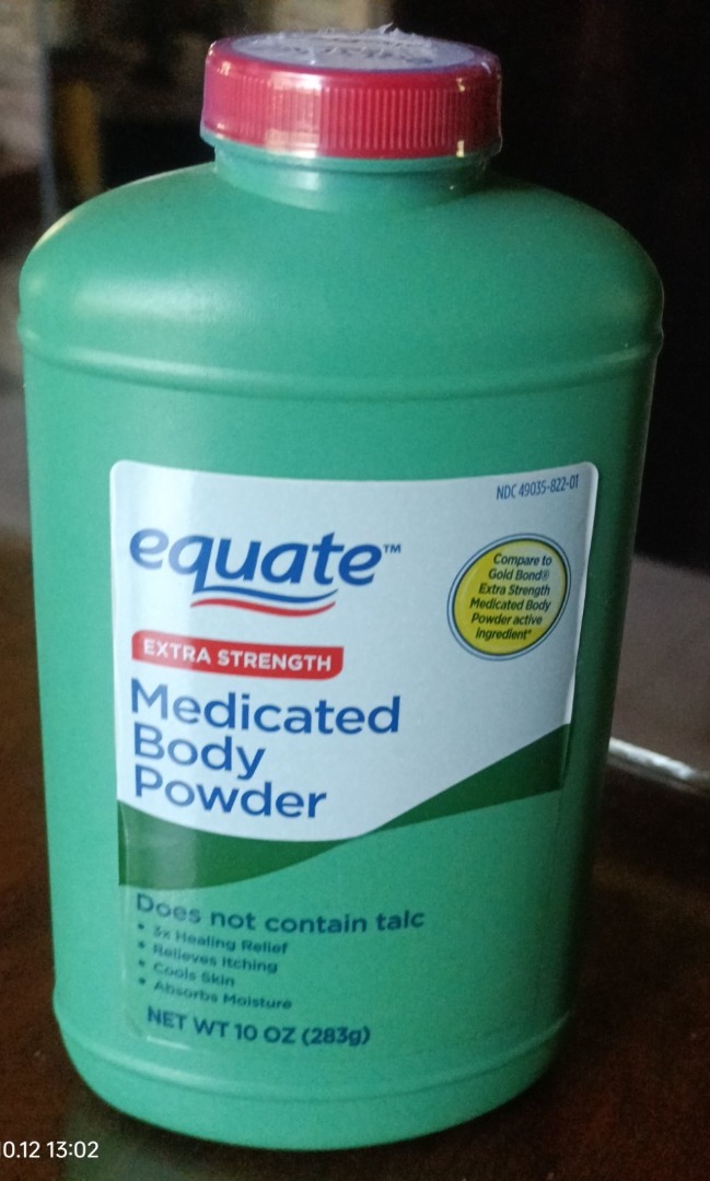 Equate, Extra Strength Medicated Body Powder, Eucalyptus Scent, 10 oz