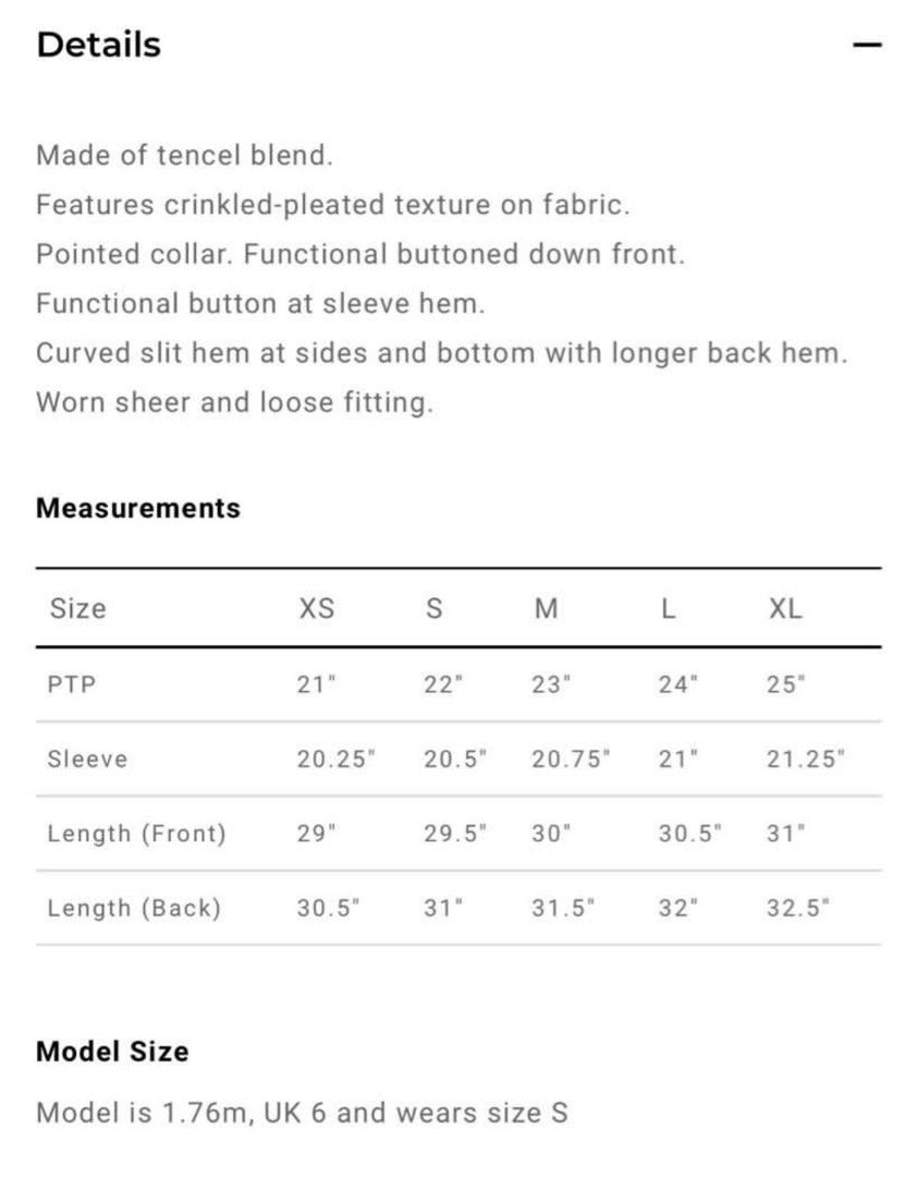 Fashmob Corey Tencel Shirt (Category: Blouses) located in Singapore. Submitted by amtsx (Listing ID 1330412291, Image 3). Description: Brand new with tag and in packaging Condition 10/10.