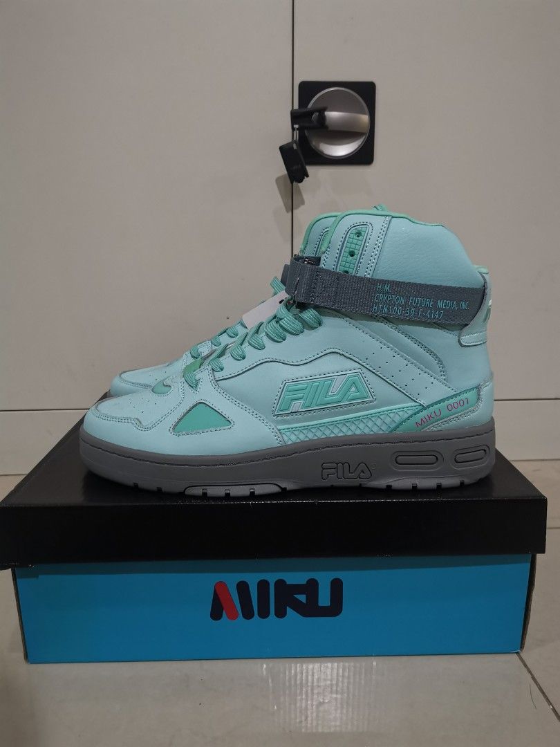 FILA Hatsune Miku TERATACH 600 HI LIGHT BLUE/GREY US 12 FILA Hatsune Miku TERATACH 600 HI LIGHT BLUE/GREY US 12