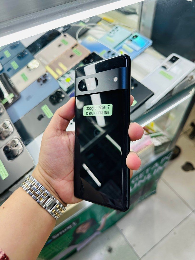 Google Pixel 7 128gb US FU (Category: Google Pixel) located in San Juan City. Submitted by javedsgadgetshop (Listing ID 1330496719, Image 2). Description: OPEN FOR INSTALLMENT VIA CREDIT CARD/GGIVES/SPAY/BILLEASE & SWAP/TRADE-IN! BUY AND SELL! Quick Specs : Google Pixel 7 •128gb •US Variant •Good batt health •Factory Unlock •95% Smoothness •No hidden issue | No Repaired •100% Authentic | Not Refurbished •w/ OEM Charger & store warranty ❣️ - seria