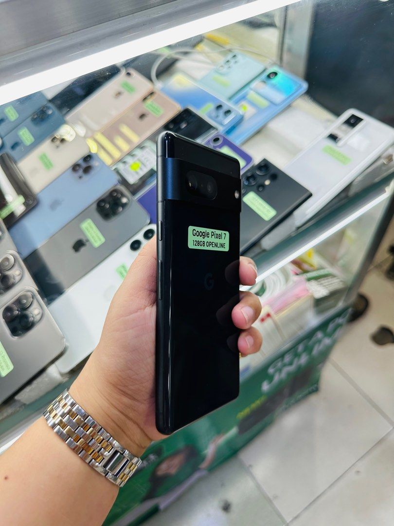 Google Pixel 7 128gb US FU (Category: Google Pixel) located in San Juan City. Submitted by javedsgadgetshop (Listing ID 1330496719, Image 3). Description: OPEN FOR INSTALLMENT VIA CREDIT CARD/GGIVES/SPAY/BILLEASE & SWAP/TRADE-IN! BUY AND SELL! Quick Specs : Google Pixel 7 •128gb •US Variant •Good batt health •Factory Unlock •95% Smoothness •No hidden issue | No Repaired •100% Authentic | Not Refurbished •w/ OEM Charger & store warranty ❣️ - seria