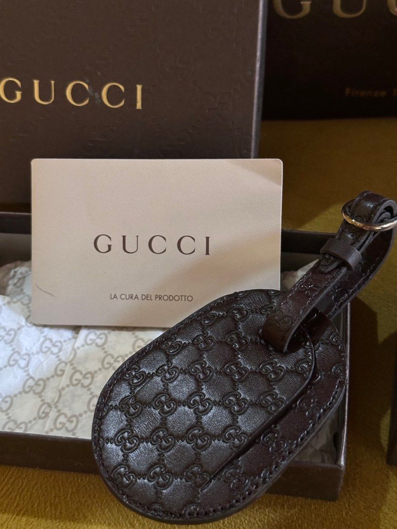 GUCCISSIMA LUGGAGE TAG