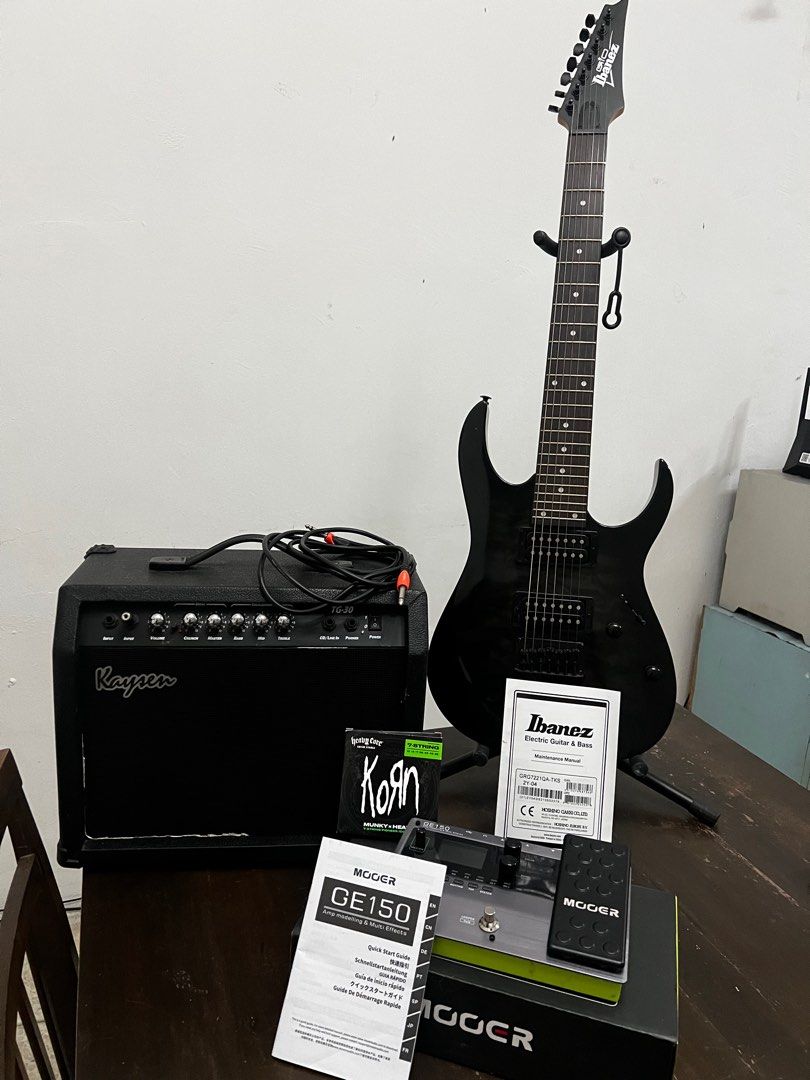 Ibanez gio 7 string set, Hobbies & Toys, Music & Media, Musical ...