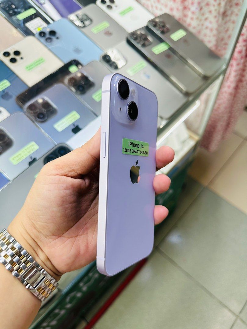 Iphone 14 128gb 94% batt Smartlocked NTC (Category: iPhone 14 Series) located in San Juan City. Submitted by javedsgadgetshop (Listing ID 1330486816, Image 3). Description: OPEN FOR INSTALLMENT VIA CREDIT CARD/GGIVES/SPAY/BILLEASE & SWAP/TRADE-IN! BUY AND SELL! Quick Specs : Iphone 14 •128gb •NTC Variant •94% batt health •Smartlocked •95% Smoothness •No hidden issue | No Repaired •100% Authentic | Not Refurbished •w/ OEM Charger & store warranty 