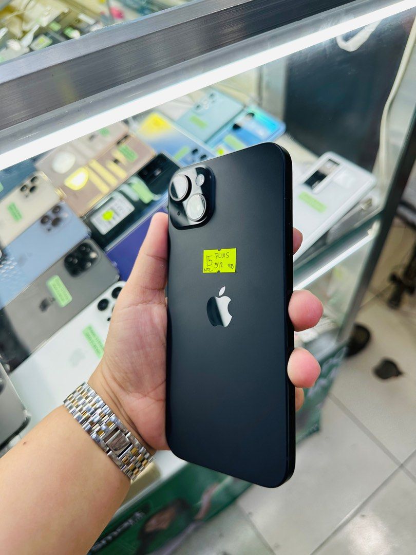 Iphone 15 Plus 512gb 98% batt FU NTC (Category: iPhone 15 Series) located in San Juan City. Submitted by javedsgadgetshop (Listing ID 1330485440, Image 2). Description: OPEN FOR INSTALLMENT VIA CREDIT CARD/GGIVES/SPAY/BILLEASE & SWAP/TRADE-IN! BUY AND SELL! Quick Specs : Iphone 15+ •512gb •NTC Variant •98% batt health •Factory Unlock •95% Smoothness •No hidden issue | No Repaired •100% Authentic | Not Refurbished •w/ OEM Charger & store warranty 