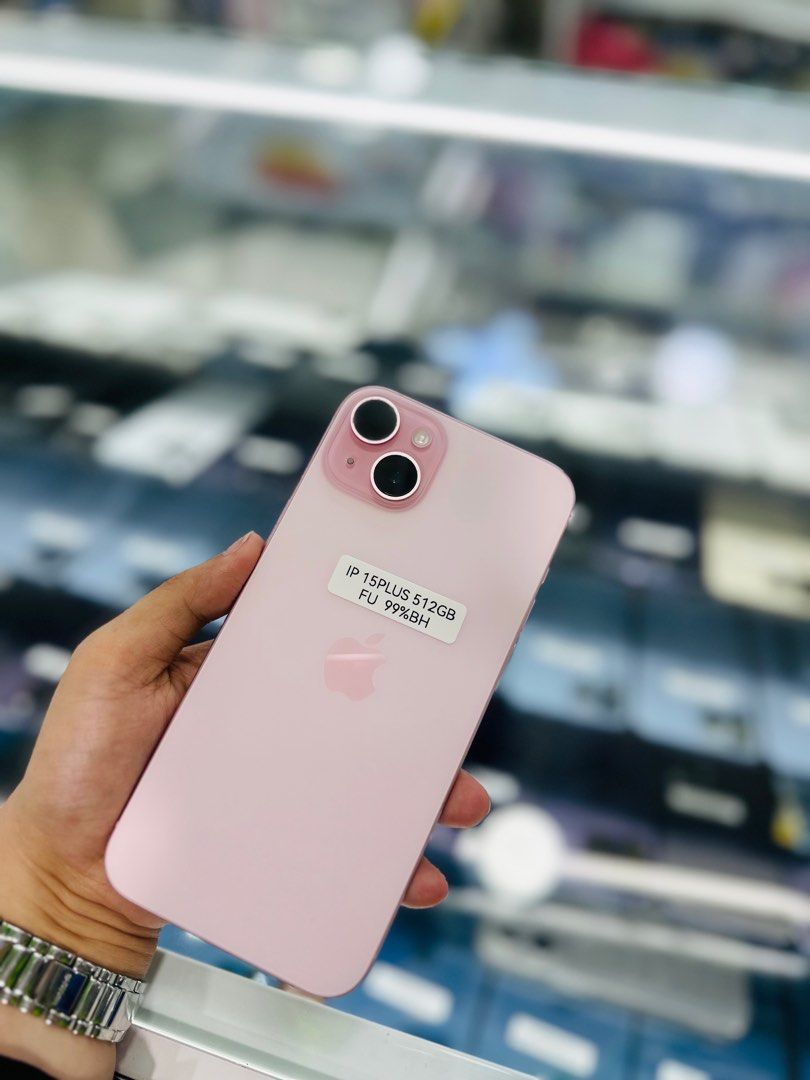 Iphone 15 Plus 512GB 99bh no issues openline pink color (Category: iPhone 15 Series) located in San Juan City. Submitted by saabangadgetshop (Listing ID 1330479308, Image 3). Description: Onhand | Pre-owned iPhone 15 Plus 512GB 99% Battery Health NTC APPROVED OPENLINE NO HIDDEN ISSUES NO HISTORY OF REPAIR 99%Smooth TEST TO SAWA RESET ALL YOU WANT NOT REFURBISHED AUTHENTIC PHONE ALL WORKING Mode of Payment : ⬇️ ▪️Cash ▪️Bank Transfer ▪️Gcash 📍Ins