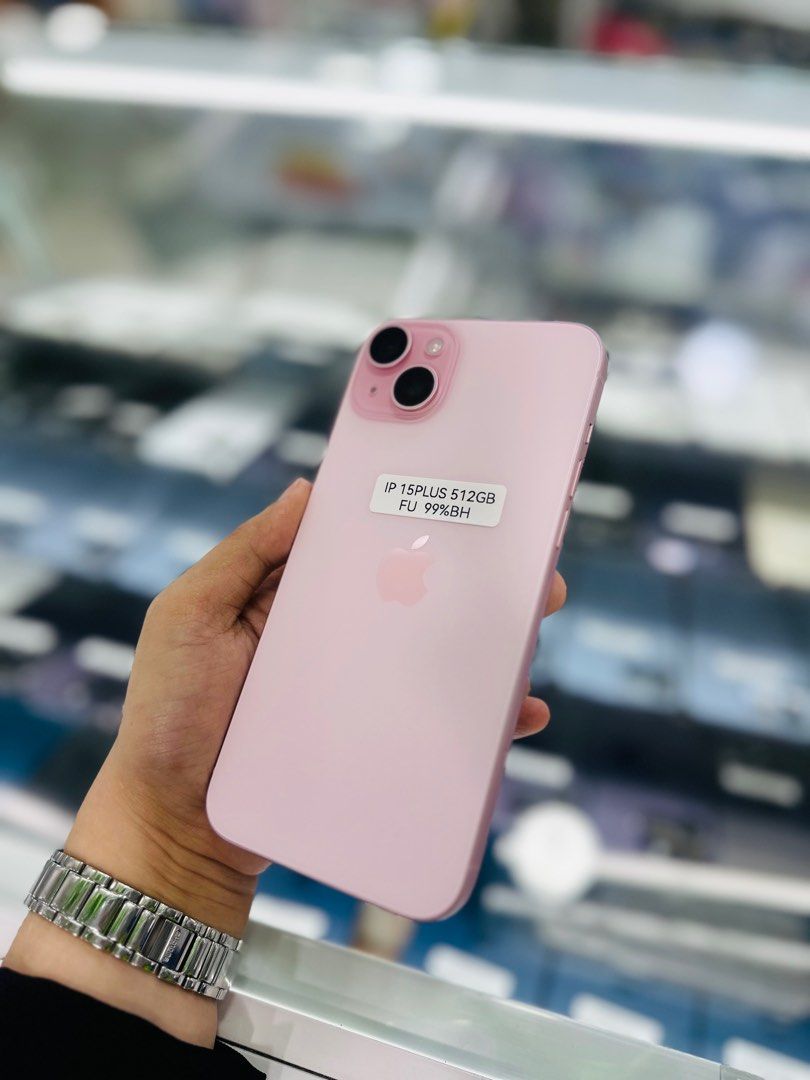 Iphone 15 Plus 512GB 99bh no issues openline pink color (Category: iPhone 15 Series) located in San Juan City. Submitted by saabangadgetshop (Listing ID 1330479308, Image 2). Description: Onhand | Pre-owned iPhone 15 Plus 512GB 99% Battery Health NTC APPROVED OPENLINE NO HIDDEN ISSUES NO HISTORY OF REPAIR 99%Smooth TEST TO SAWA RESET ALL YOU WANT NOT REFURBISHED AUTHENTIC PHONE ALL WORKING Mode of Payment : ⬇️ ▪️Cash ▪️Bank Transfer ▪️Gcash 📍Ins