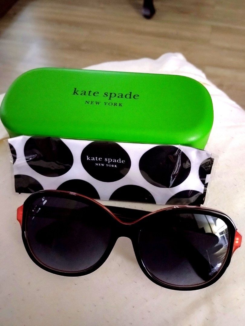 Kate Spade Oversized Sunglass Black Women s Fashion Watches Accessories Sunglasses Eyewear on Carousell