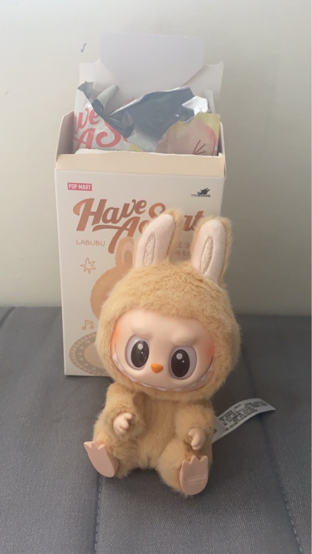 Labubu have a seat baba (extra), Hobbies & Toys, Toys & Games on Carousell