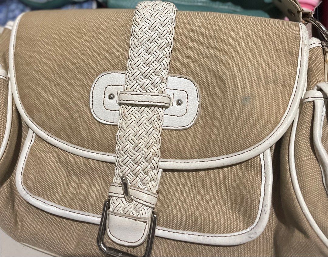 Rafe Tan Linen Leather Shoulder Flap Bag (Category: Shoulder Bags) located in Quezon City. Submitted by fragmentos (Listing ID 1330504311, Image 3). Description: Price is negotiable. Feel free to message me if you have any questions..