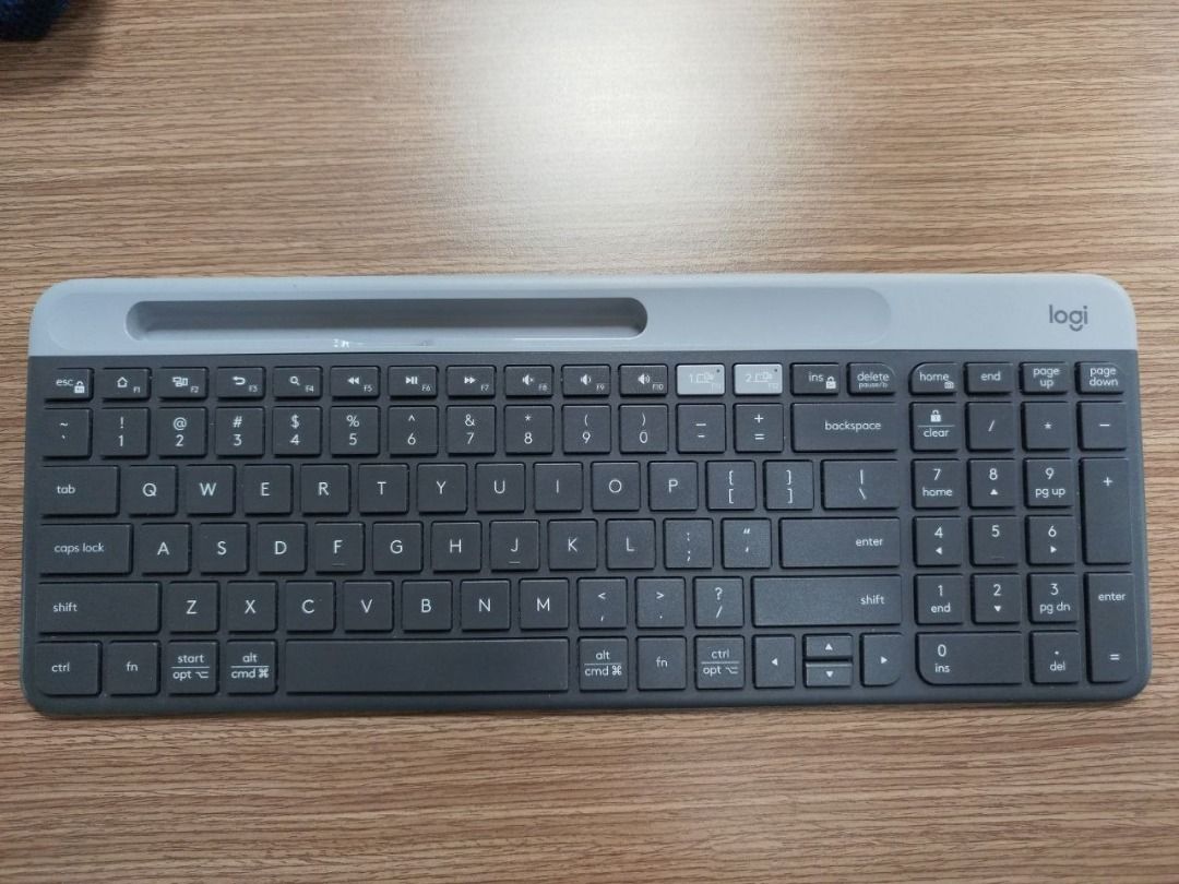 Logitech K580 Bluetooth Keyboard🔥 Graphite (Category: Computer Keyboard) located in Marilao. Submitted by calibre027 (Listing ID 1330339440, Image 1). Description: Logitech K580 Bluetooth Keyboard🔥 Graphite 🔥 full layout, with shortcuts and media keys 🔥100% ORIGINAL, not yet opened for repairs 🔥Connect up to two devices—even with different operating systems— and switch between them with a tap 🔥Windows®, macOS, iPadOS, Chrome OS™, Android™, 
