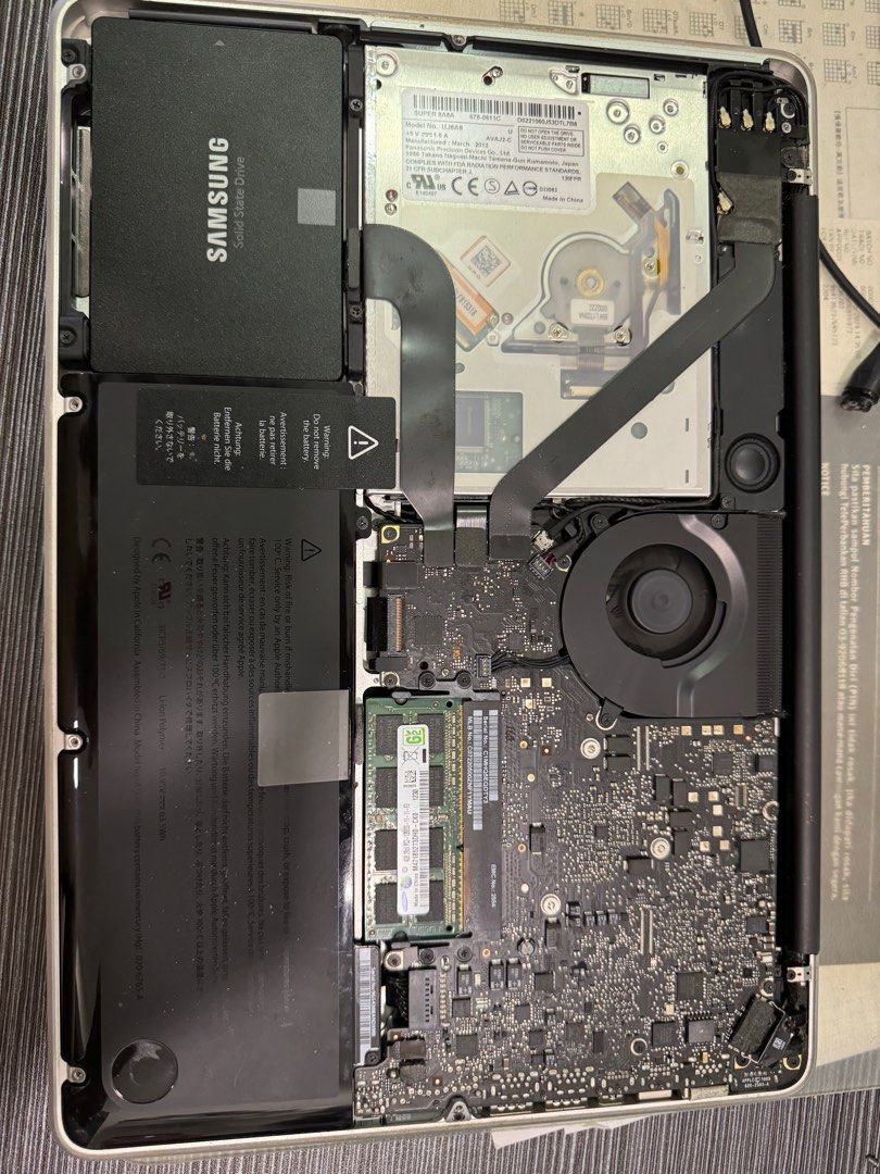 MacBook Pro 13 A1278 SSD upgraded