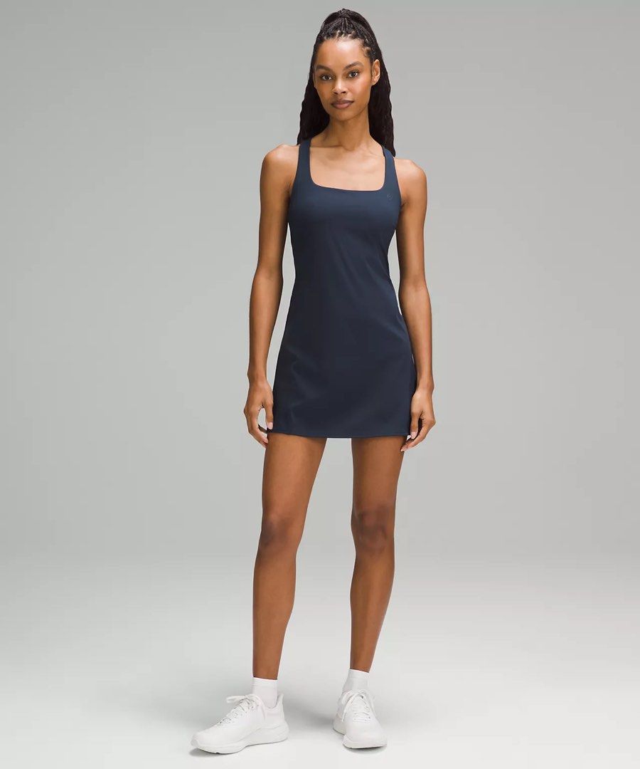 chinese dress ladies lululemon Everlux Asymmetrical Tennis Tank In White main image 0