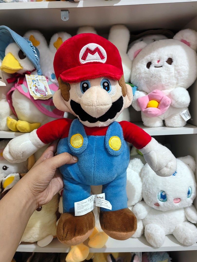 Mario (Super Mario Bros) Plushie Stuff Toy, Hobbies & Toys, Toys ...