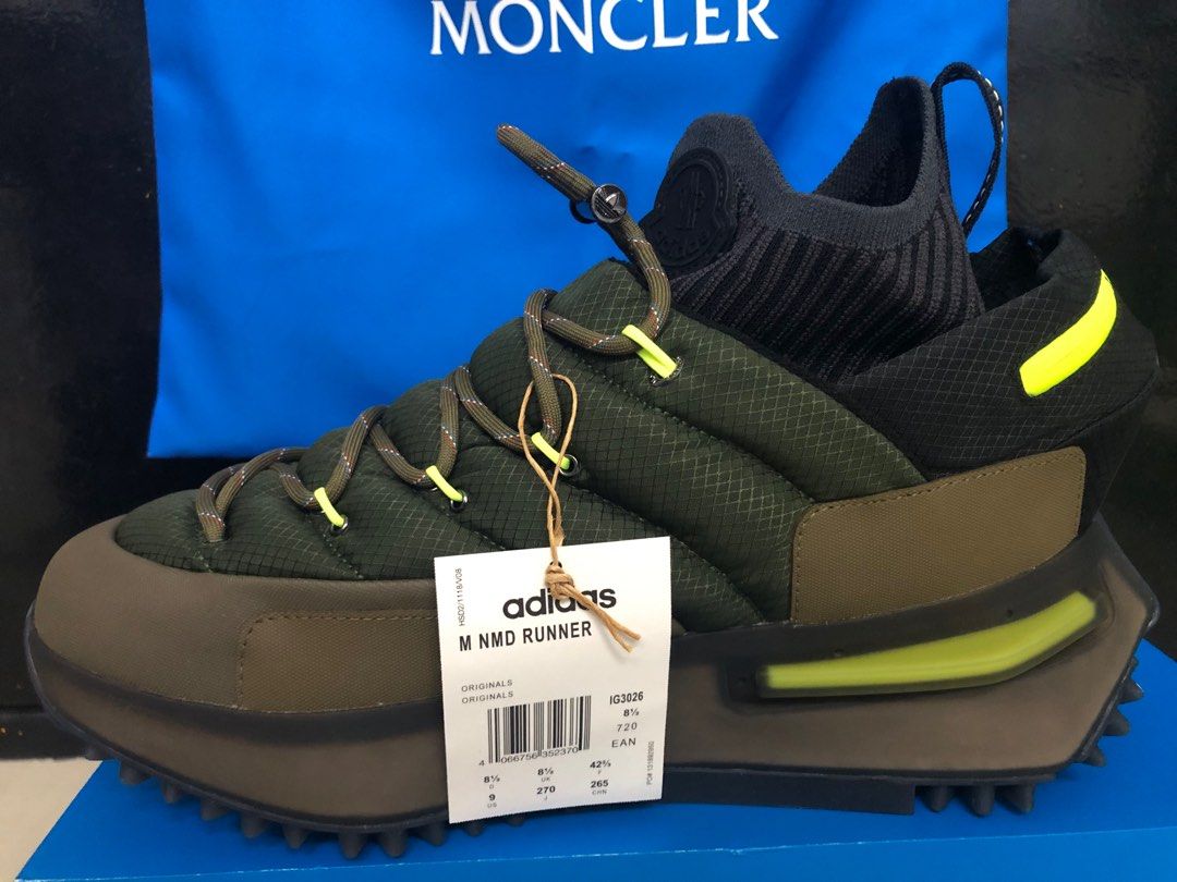 Moncler x Adidas NMD Runner, Men's Fashion, Footwear, Sneakers on Carousell