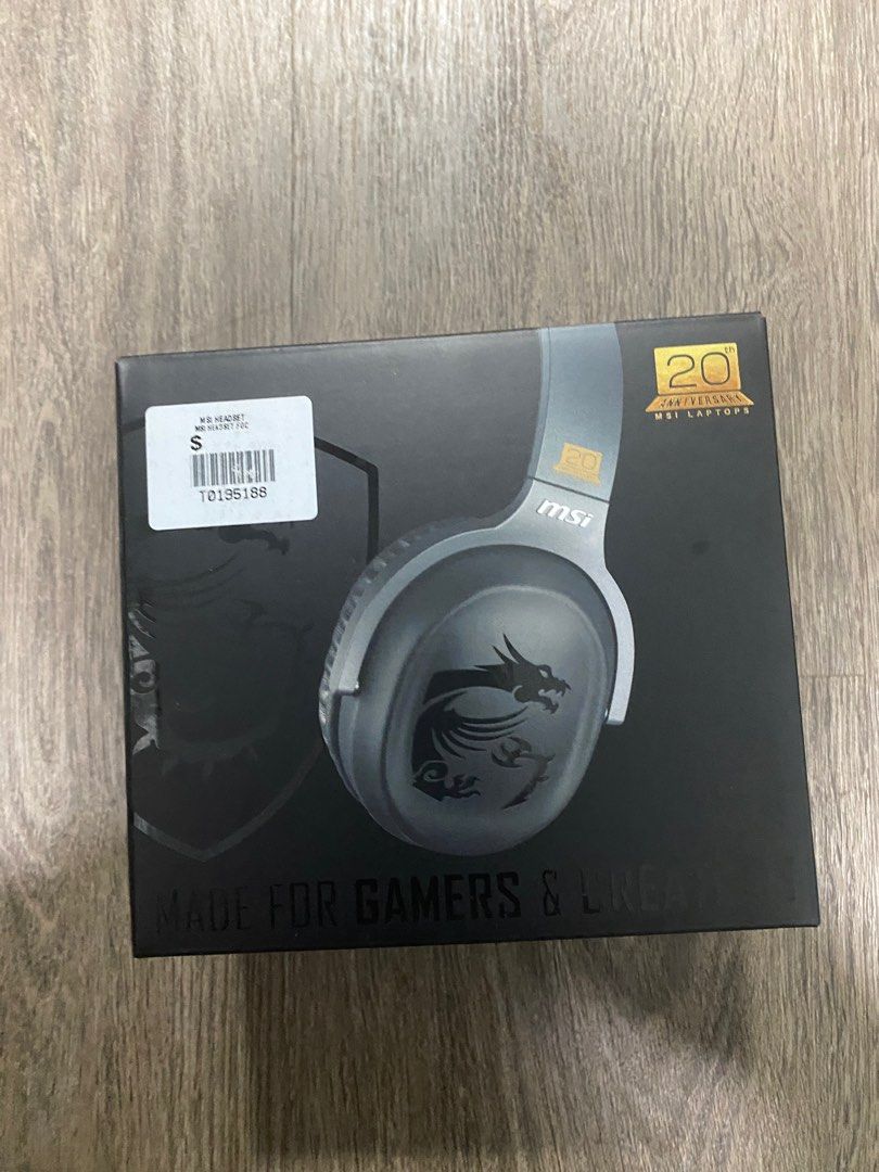 MSI つまらない H901 GC ゲーミングヘッドセット
