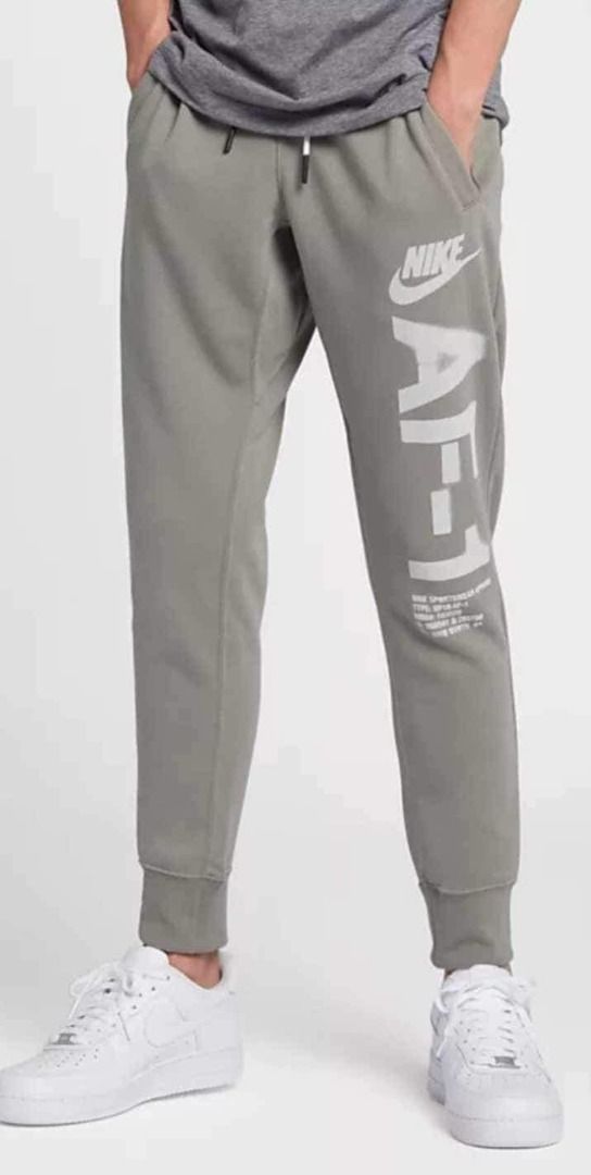 NIKE AIR FORCE ONE AF 1 French Terry Jogger