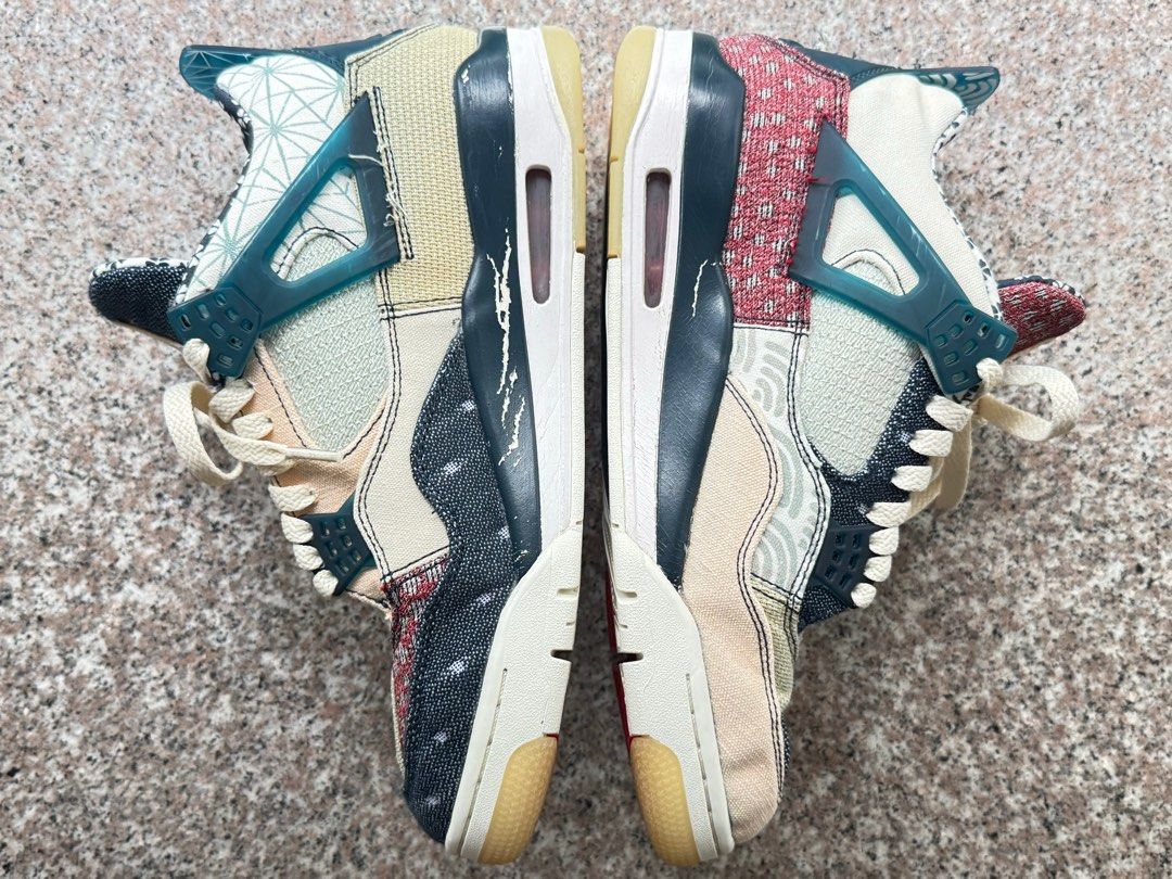 bleached sashiko jordan 4