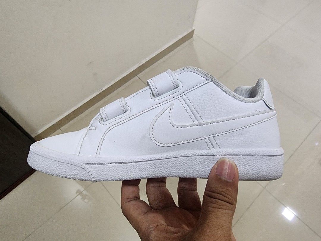 Nike kids white shoes school size 1Y Hobbies Toys Stationery Craft Stationery School Supplies on Carousell