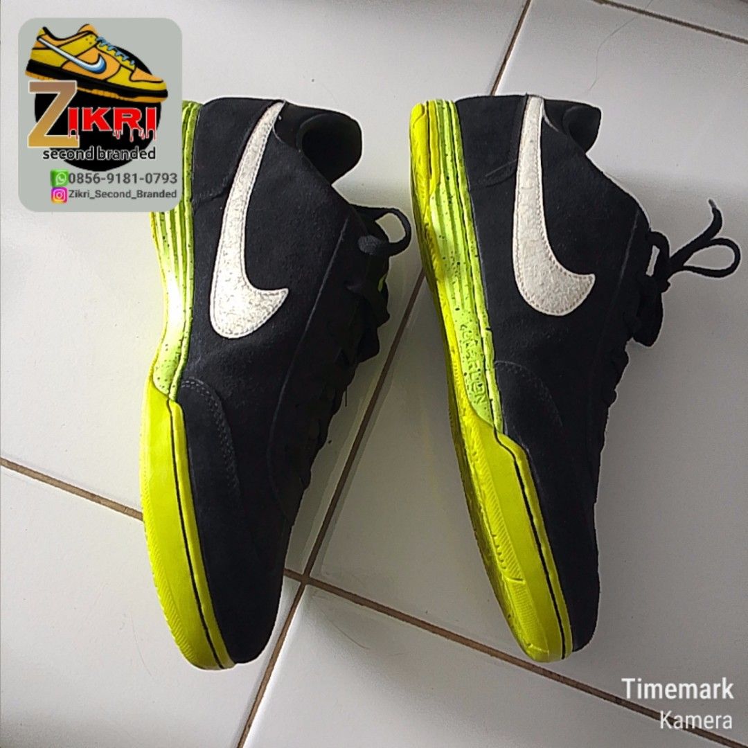 Nike Lunar Cheyenne Black White Volt Dark Charocol Fesyen Pria Sepatu Sneakers di Carousell