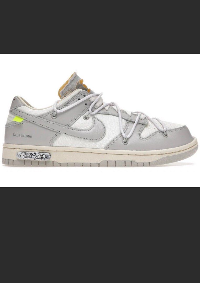 dunk off white lot 49