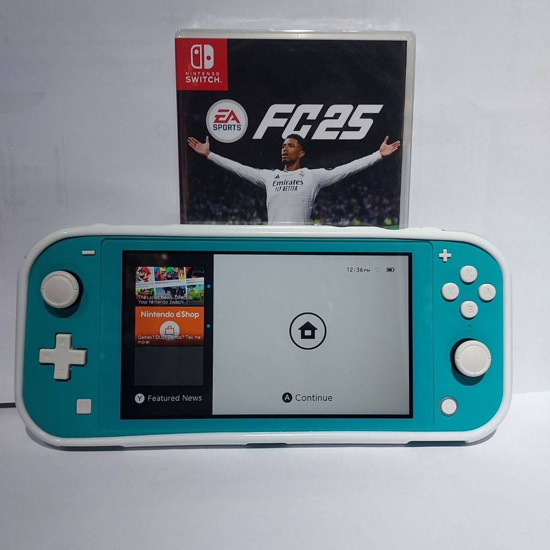 nintendo switch lite with FC 25 $200, Video Gaming, Video Game
