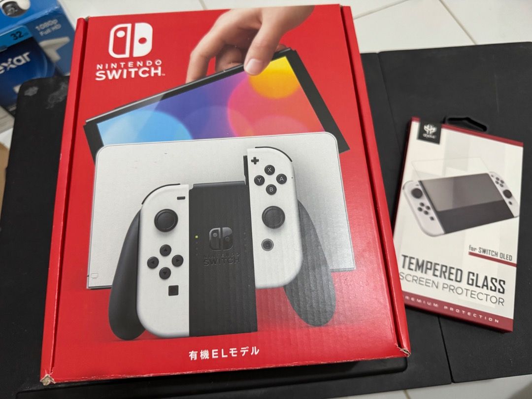 Nintendo Switch OLED Console White, Video Gaming, Video Game Consoles