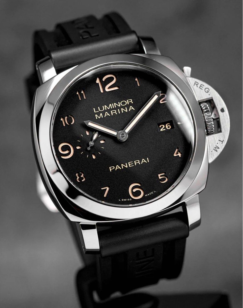 Panerai Luminor Marina 1359 Automatic (Category: Luxury Watches) located in Manila. Submitted by watchguyph (Listing ID 1330449802, Image 1). Description: Flash Sale‼️ For Sale 🏷️ 285k Panerai Luminor Marina 1950 3 Days Automatic PAM1359 44mm Arabic Numerals Sandwich dial Transparent case back 2017 Complete box and papers 💯 Secondary strap included 💯 Condition 9.8/10 Pm for inquiries.