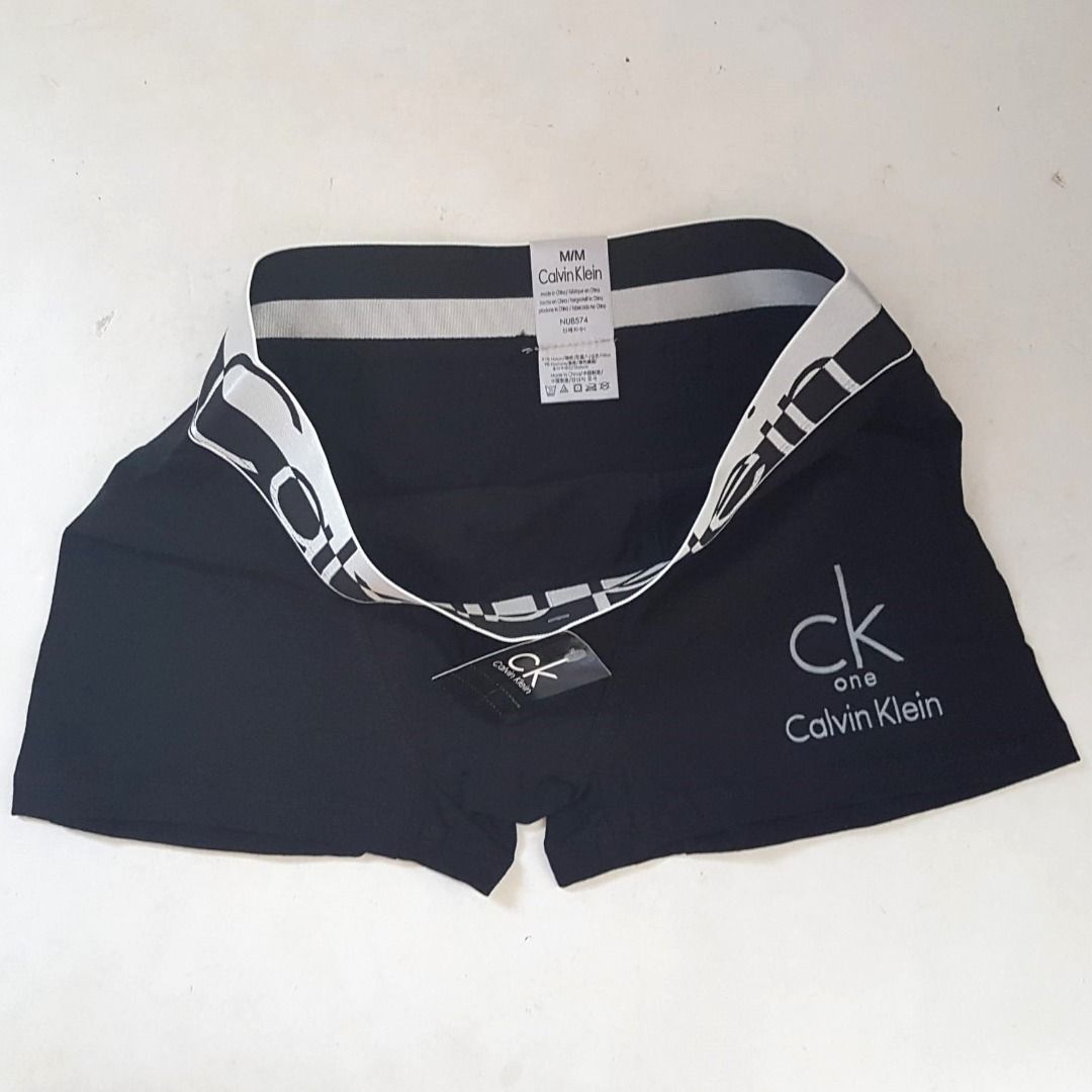 Premium Calvin Klein Undergarment Modern CK ONE Boxer Brief Black Medium Luxury CK Apparels New with Tag Underwear Underclothing Pop Culture