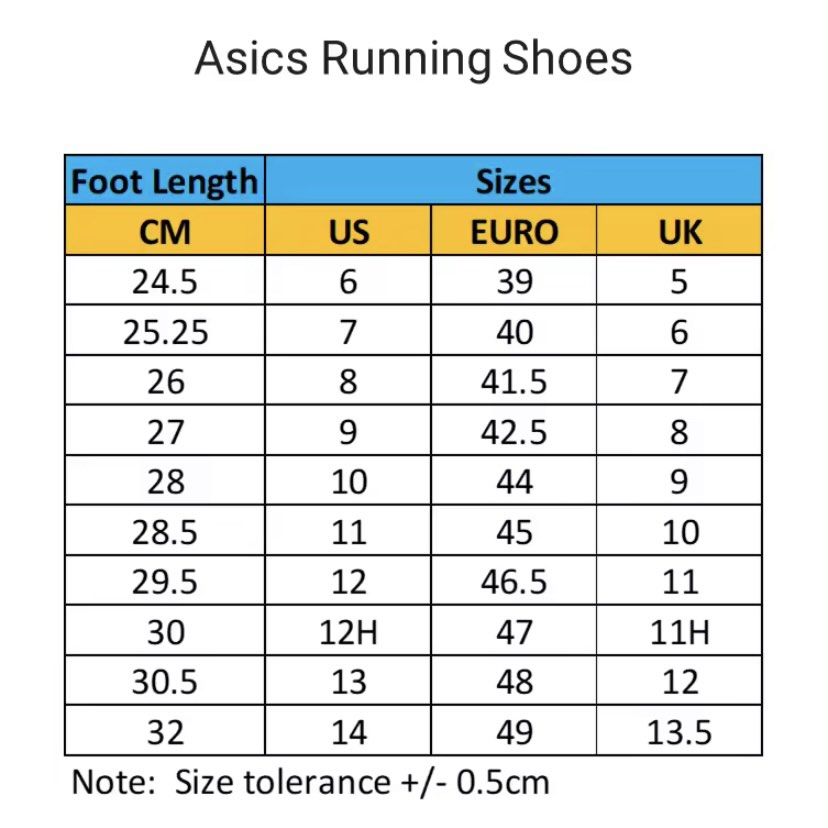 Asics Shoe New Balance Running Shoes Size Guide Buy ASICS Gel-NYC