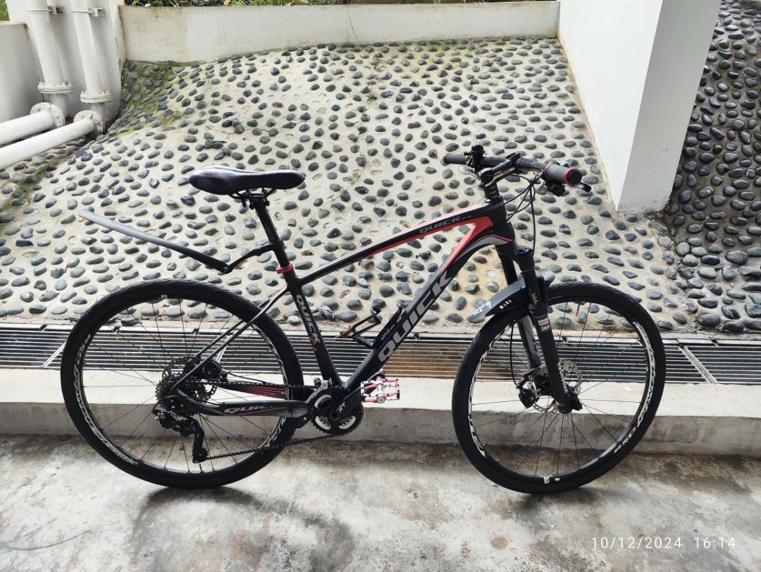 Quick Cycling Carbon Fibre Hardtail MTB Sports Equipment Bicycles Parts Bicycles on Carousell