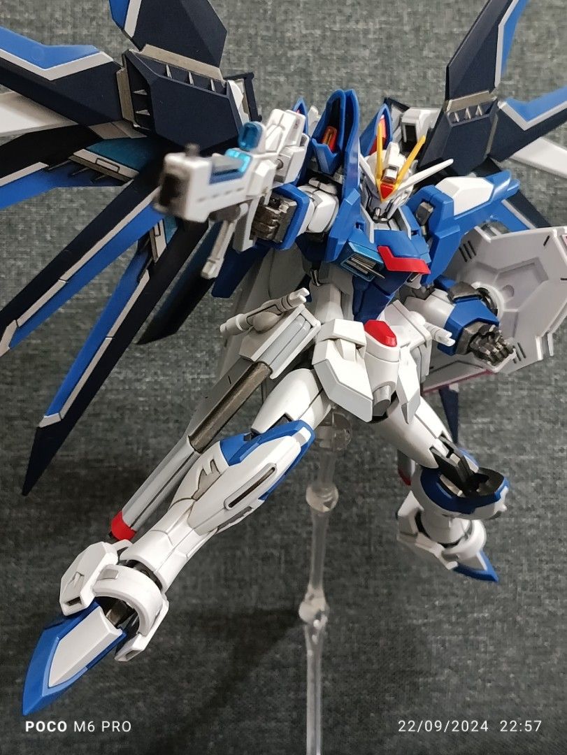 [FREE NIPPER] Rising Freedom Huge HG (1/120 Scale) Custom Built Gundam ...