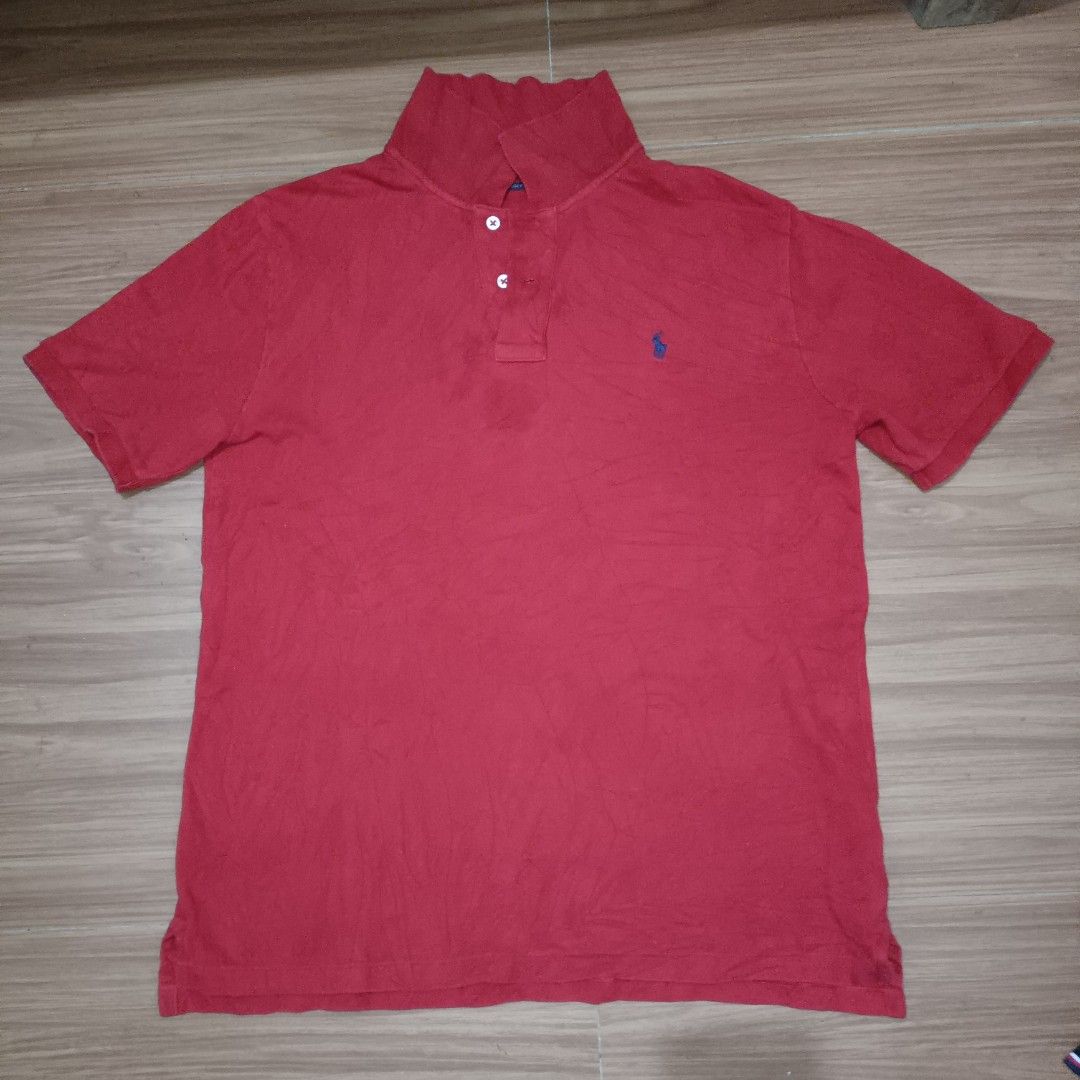 RL Polo Red (Category: Tshirts & Polo Shirts ) located in General Santos City (Dadiangas). Submitted by Serde (Listing ID 1330343415, Image 1). Description: RL Polo Shirt Gold Tag Color red actual Fit Med/large (20x26-27LB) excellent.