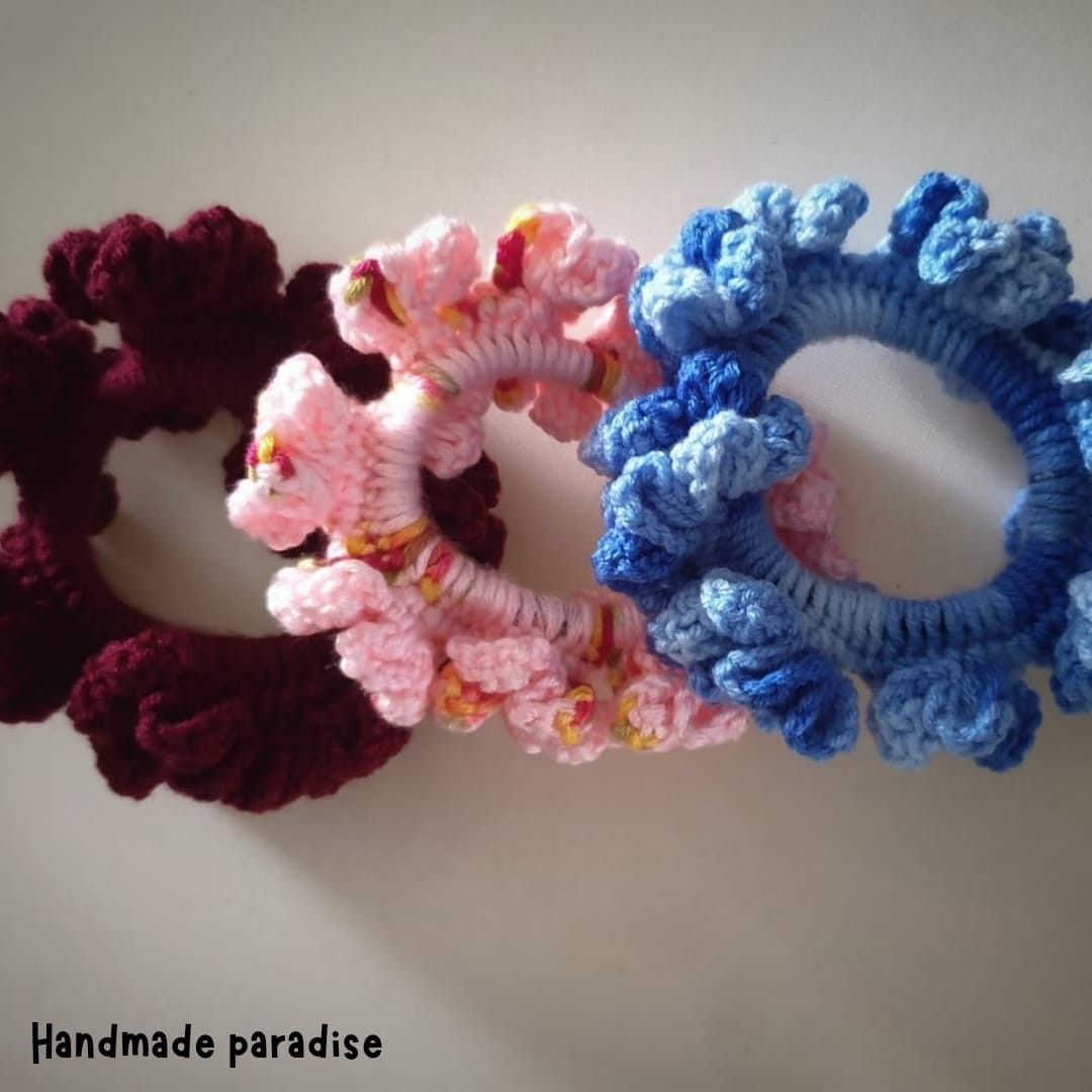 Scrunchie (Category: Hair) located in Singapore. Submitted by sheik79 (Listing ID 1330361591, Image 7). Description: Crochet Scrunchies PM for the price.