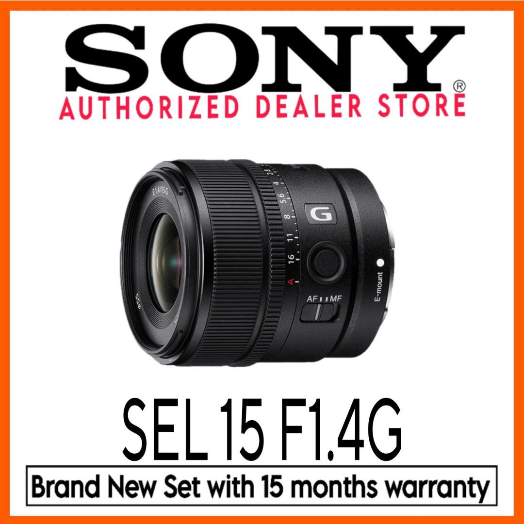 Sony SEL 15mm F1.4 G LENS APS-C, Photography, Lens & Kits on Carousell